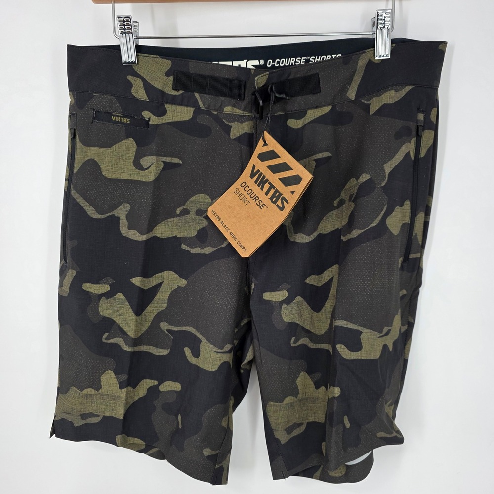 NWT Viktos O-Course Training Shorts Mens 32 Nightfjall Camo Tactical 9" Inseam